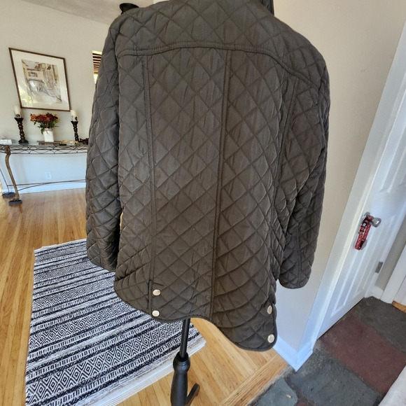 Michael kors Women's dark khaki green Quilted Jacket MINT - Picture 2 of 6